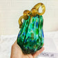 Mystic Teal Glass Pumpkins – Symbols of Transformation and Prosperity
