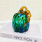 Mystic Teal Glass Pumpkins – Symbols of Transformation and Prosperity