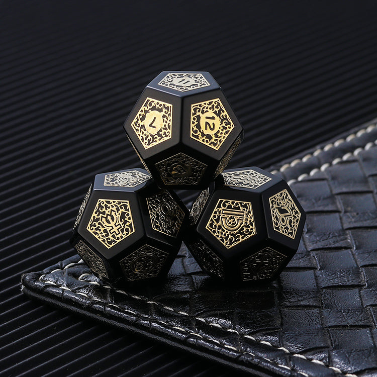 Silhouette Astrology Dice