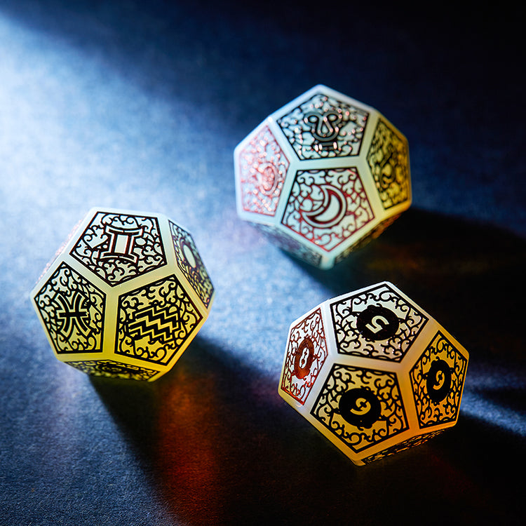 Silhouette Astrology Dice