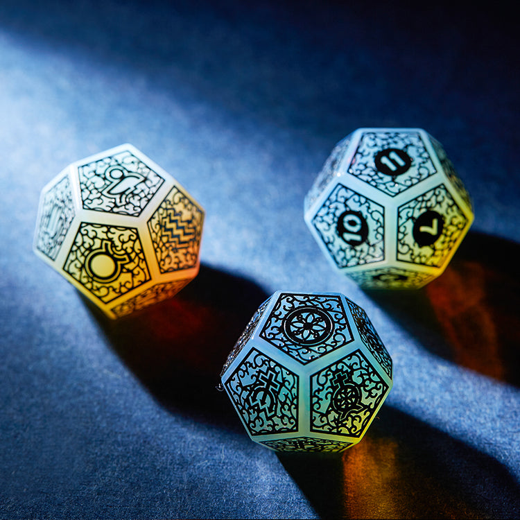 Silhouette Astrology Dice